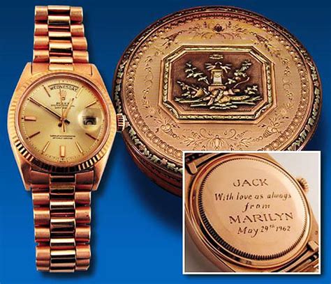 rolex presidential jfk|marilyn monroe rolex.